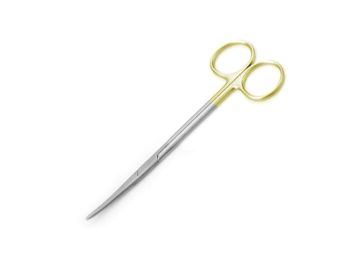 SCISSORS CURVED T.C. METZ. 7